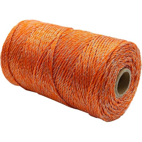 Clôture électrique Polywire 200 m pour clôtures Portables Acier Inoxydable à 3 brins (1/4)