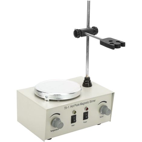 Agitateur magnétique chauffant avec contrôle de température, mélangeur pour laboratoire, prise américaine 110 V (1/5)
