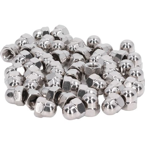 Kit de fixation d'écrous borgnes en acier inoxydable avec 50 pièces pour réparation d'entretien (M5) (1/5)
