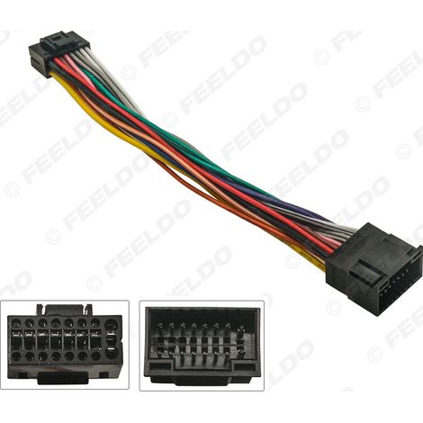 Câble d'alimentation et de navigation compatible avec les appareils Android PalmX à grand écran (16 broches), câble adaptateur de 20 cm.