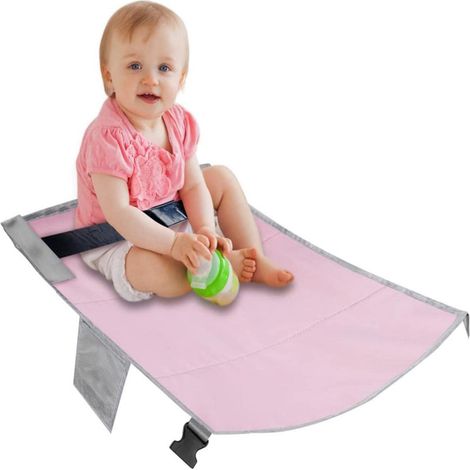 Airplane seat extender – Portable travel bed for babies and toddlers, airplane resting hammock, improves sleep during flight