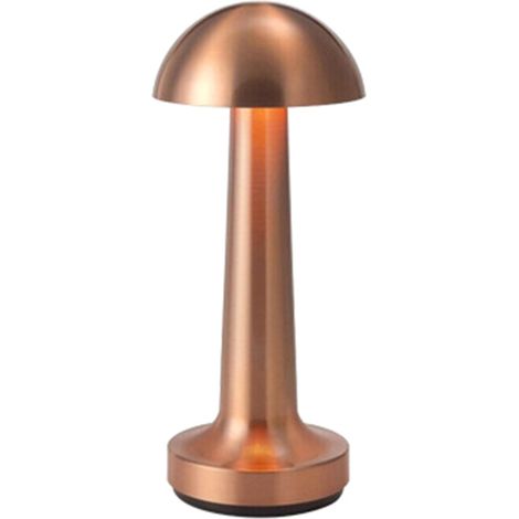 Lámpara de escritorio LED decorativa, recargable por USB, con control táctil, suave para la vista, ideal para la mesita de noche, el dormitorio, el salón, la oficina o el restaurante. (1/4)