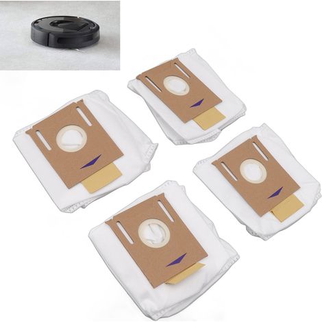 Bolsas filtrantes para robots aspiradores Paquete de 4 Filtro de partículas de fibra ABS de alta eficiencia Compatible con DEEBOT Ozmo T8, T8aivi, N8pro Plus (1/5)