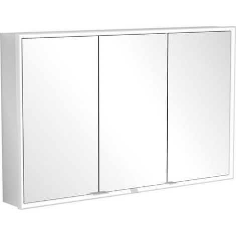 Armoire à miroir intégrée VB My View Now A456 1200 x 750 x 168 mm avec éclairage