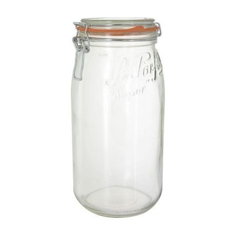 Glasbehälter Super Durchmesser 100mm 3 Liter - 3 Stück - Le Parfait