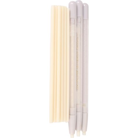 Craie Tailleur Disparition Stylo Ergonomique Rechargeable Marqueur Tissu Cuir Couture Quilting Lot 3 Stylos + 12 Recharges (1/4)
