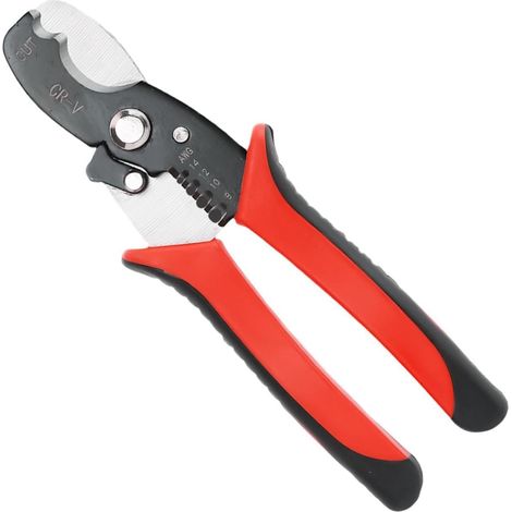 Elektrische Drahtabisolierer 20 cm Elektro-Kabelschneidzange Multifunktionaler Drahtabisolierer Für Abisolieren, Spalten, Klemmen, Wickeln und für den Haushalt (1/5)