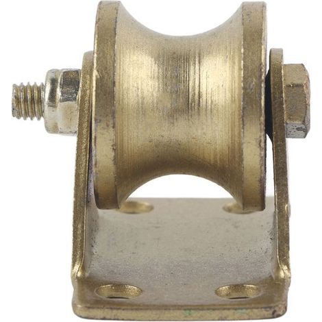 Ruote scanalate a forma di U per tapparelle a tiranti, con scanalature di supporto ruota-binario da 32 mm/1,3 pollici. (1/5)