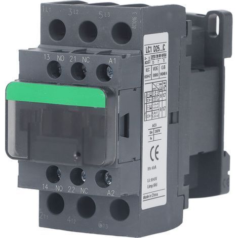 AC-Schütz LC1D18, Nennspannung 380 V, niedrige industrielle elektrische Spule 18 A, AC24 V (1/5)