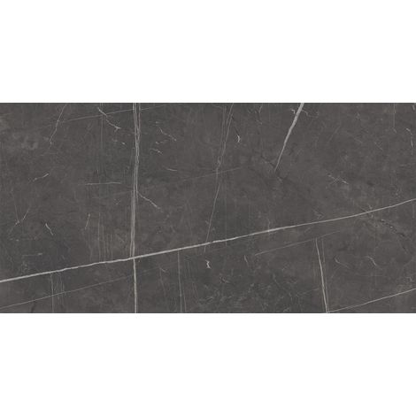 Mexen Dazzle Negro-Probe aus glasiertem Rektifikat-Gres, Boden- und Wandfliese 120 x 60 cm, Carving - TL423-03-S