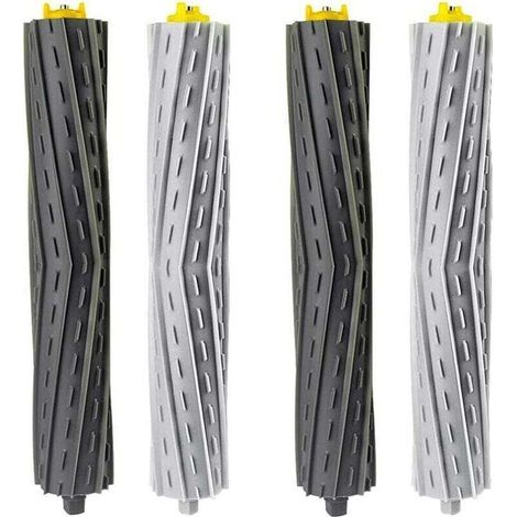 Lot de 4 brosses à rouleaux de rechange pour aspirateurs Roomba séries 800, 900, 850, 860, 861, 866, 870, 880, 890, 900, 960, 980, 981, 985. (1/3)