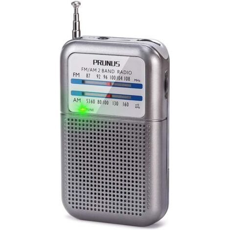 DE-333 Mini Radio Portable,FM/AM Poste Radio a Pile avec Indicateur de Signal, Excellente Réception, Petite Radio de Poche pour la Marche et Le Camping(AAA) (1/5)