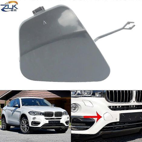 Front-Abschlepphaken-Abdeckkappe 51117422901 für BMW X6 F16 2015-2019, unlackierte Abdeckung, nicht für M Edition (1/5)