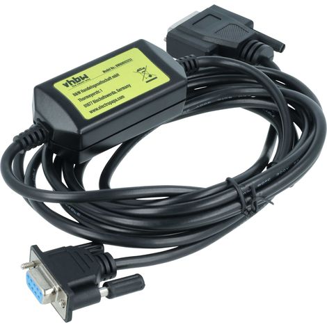 vhbw Programmierkabel RS-232 kompatibel mit Siemens Simatic S5 CPU 101, 102, 942, 103 Computer & Peripheriegeräte - Seriell Adapter, 14,2 cm Schwarz (1/5)