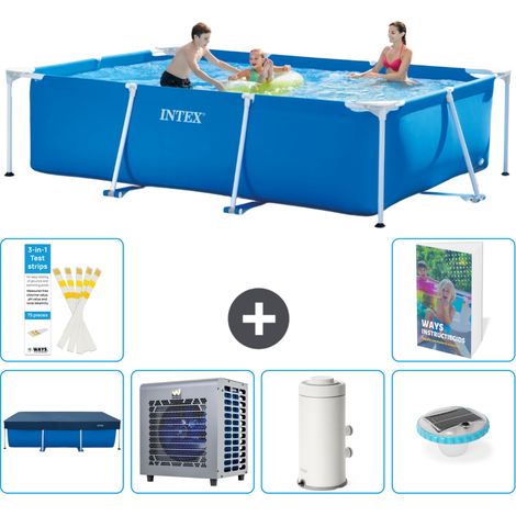 Intex Piscina con struttura Rettangolare - 300x200x75 cm - 7-pezzi  S1 (1/5)