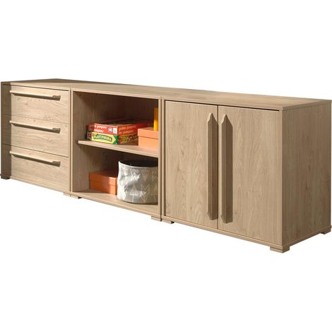 Ensemble de Meubles 3 Pièces "Sam" 203cm Chêne (1/2)