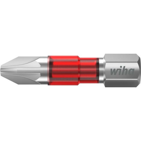 Wiha Juego de bits, bit TY de 29 mm Pozidriv (PZ3), de 5 unid., de 1/4" C6,3 en caja (42103)