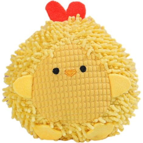 Jouet en peluche velours à poils courts Jouet pour chien – sonore et doux – pour toutes les races lutte contre l'ennui et nettoyage des dents – D (1/5)