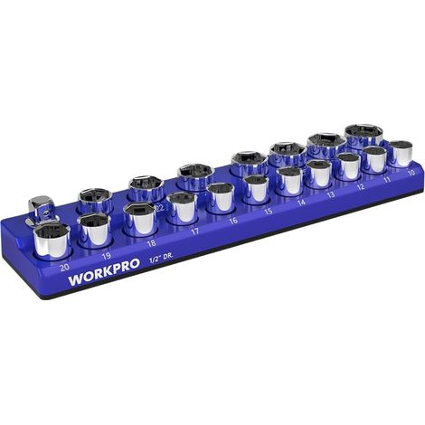 Werkzeugorganisator Workpro magnetisch Metall 37,3x8,8 cm