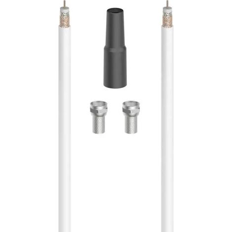 kit de conexión satélite hama 305145 90dB 10m