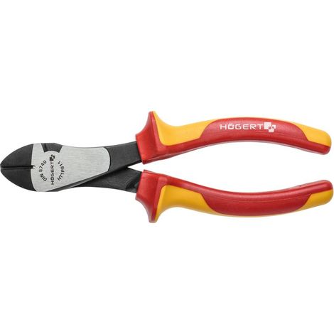 Pinza tagliente högert technik 180mm certificata VDE acciaio cromo-vanadio