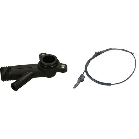 Bride/tuyau de liquide de refroidissement 11531739208 compatible avec BMW 316 E36 1.9 (1998-2000) et tringle de câble d'ouverture de capot pour BMW Série 3 E36 (1/5)