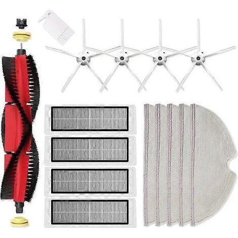 Filtres HEPA pour balais-serpillères Roborock S5 S50 S502 S55 S6 S6 Pure E4 et Xiaomi Robot 1S SDJQR01RR (accessoires pour aspirateur robot)