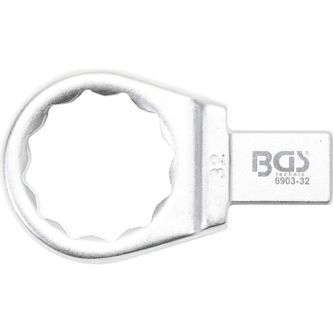 BGS Einsteck-Ringschlüssel 32 mm Aufnahme 14 x 18 - 6903-32 (1/4)