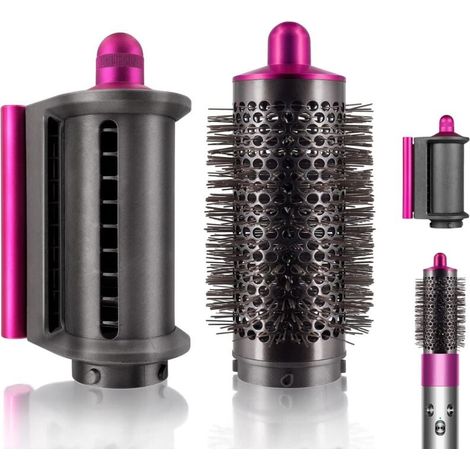 Convient à la brosse volumisante ronde anti-projections pour sèche-cheveux Dyson Airwrap Styler HS01/HS05, accessoire de lissage pour sèche-cheveux Dyson Airwarp (1/4)