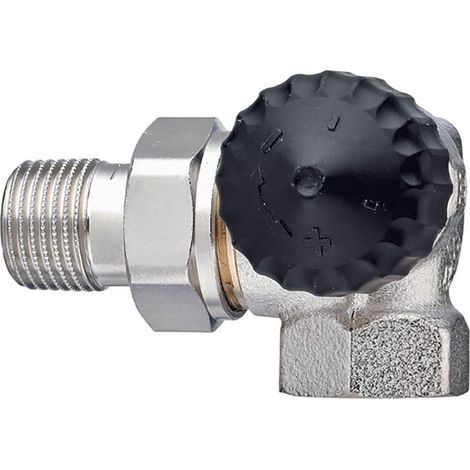IMI Heimeier Thermostat-Ventilunterteil mit geregeltem Widerstand, Winkeleck rechts DN 15 (1/3)