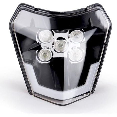 Faro anteriore a LED per moto con luce targa, adatto per KTM EXC 300 XC XCF XCW XCFW SX SXF SXS 125 a 690 2012-2022. (1/4)