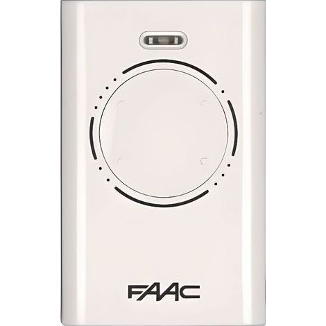 Télécommande - FAAC - XT4 868 SLH - 4 canaux - Programmation auto-apprentissage - Blanc
