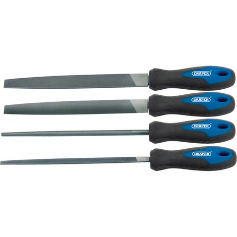 Draper 200mm Soft Grip Engineers File Set (4 Pieces) - Model 44962 (1/5)