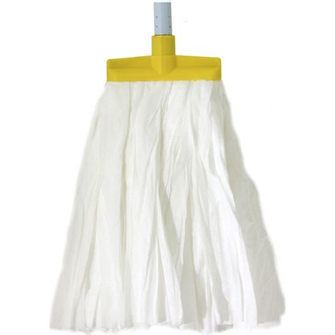 Tête de balai non tissée RS PRO Jaune pour Code poignée : 2371449 ( Prix pour 1 )