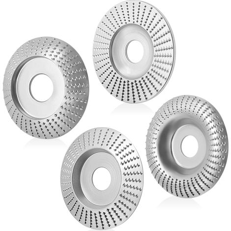 Angle Grinder Discs Set of 4 Carbide Grinding Discs Carbide Sanding Discs for Polishing Engraving and Sanding for Angle Grinder 115mm/125mm (1/5)