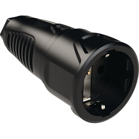 JÄGER DIREKT Schutzkontaktkupplung 10-/16 A 250 V schwarz IP20 VG JÄGER DIREKT (1/5)