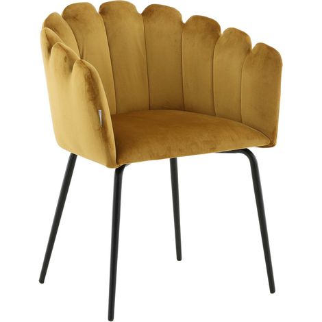 Fauteuil en velours et métal Limhamn (1/5)