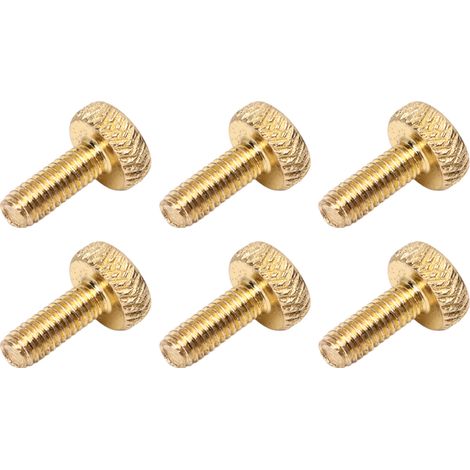Stück Feinstimmschrauben aus Metall für Tremolo-Brücken von E-Gitarren, Saitenklemmschrauben, Gold (1/5)