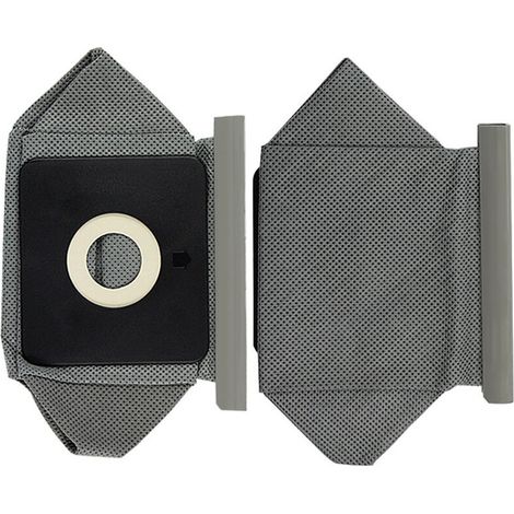 Deux sacs d'aspirateur universels, accessoires d'aspirateur réutilisables, accessoires de remplacement de sac à poussière non tissé, 11x10cm (1/5)