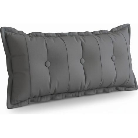 Cuscino rettangolare di supporto per la schiena - Grigio Cuscino rettangolare di supporto per la schiena - Grigio 160 cm (1/5)