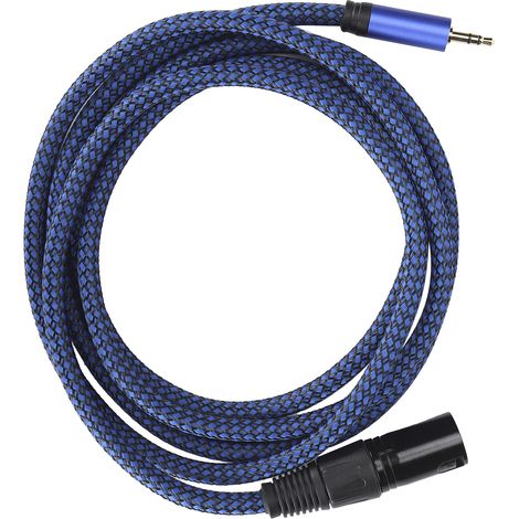 Câble de signal symétrique JORINDO XLR mâle vers jack 3,5 mm câble de connexion microphone XLR vers jack 3,5 mm (JD6044-2M) (1/5)