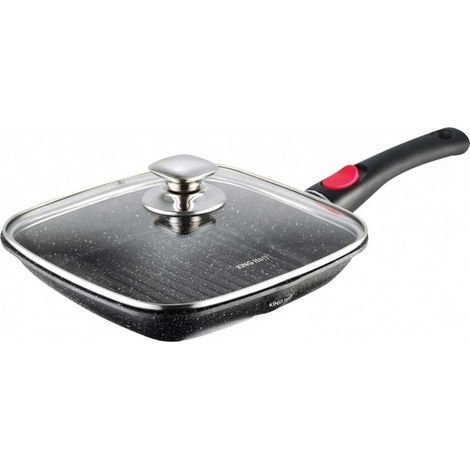 Kinghoff KH-1511 sartén grill de granito 28cm mango desmontable (1/5)