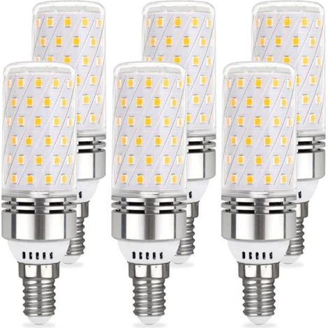 Ampoule LED E14 - 12 W - 1450 lm - Blanc Neutre 4000 K - 360° - Non Dimmable - Lot de 6 (1/4)