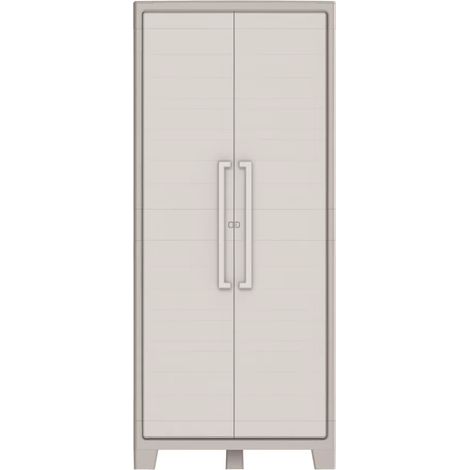 ARMADIO MULTISPACE IMPERMEABILE GULLIVER KETER  PPL SABBIA BEIGE 2 ANTE CM 80X44 H.CM 182