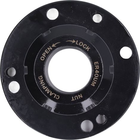 Mandrin porte-pince ER40 D100 acier carbone antioxydant trempé 100mm pour fraiseuse CNC tour gravure (1/5)