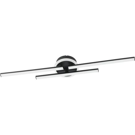 Plafonnier design Vascella 1 noir - 75823