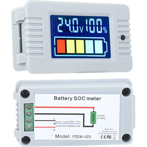 Testeur de capacité de batterie Peacefair avec affichage numérique, voltmètre, testeur de puissance universel 0100 V (1/5)