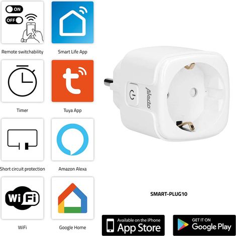 Spina Wi-Fi intelligente 16A 3680W con monitor energetico