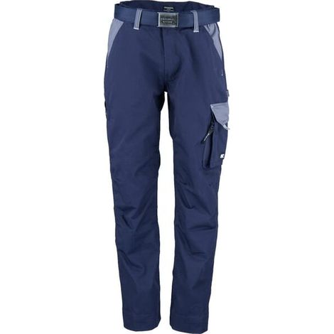 Pantalon de travail bleu marine - gris XS UNIVERSEL KW102030091075 (1/5)