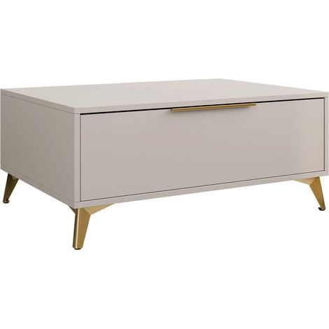 Mesa de centro Comfivo Citrus , 45x75x104cm, Diámetro: 0, Aglomerado laminado, Angular